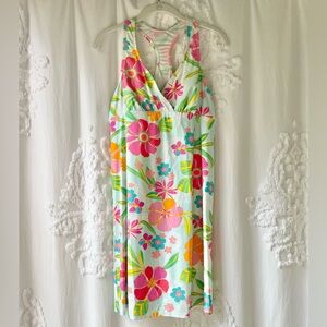 Mod floral racerback swim Dress